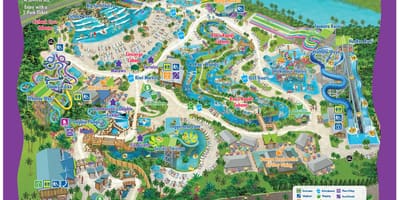 Kort af Aquatica Orlando