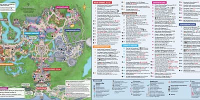 Disney World Galdur Ríki kort