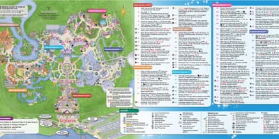 Disney World kort Orlando
