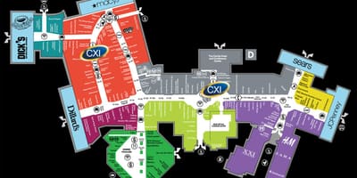Flórída mall Orlando kort