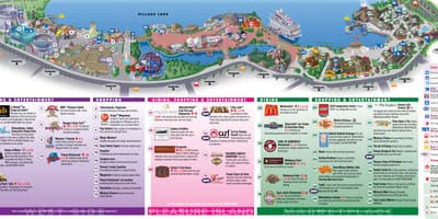 Miðbær Disney Orlando kort